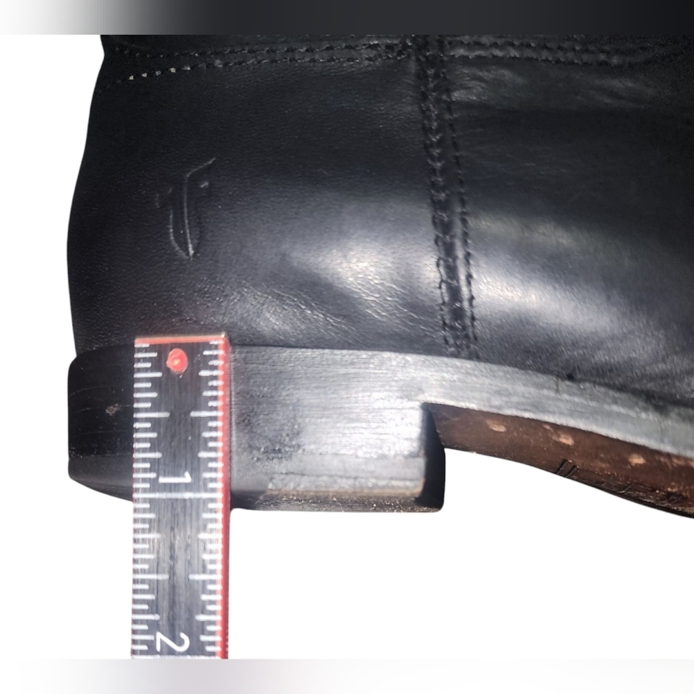 Frye Melissa Button 77167 Leather Slip On Mid Calf Boots, Women's 6​ - Picture 10 of 13